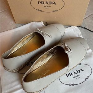 Prada Espadrilles size 40 or US 10 New in box